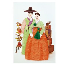 From&To T224-1 感謝祝賀賀卡 4入 + 信封 4入 + 內頁 4入, 混合顏色, 1套