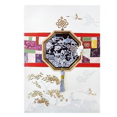 From&To T220-4 感謝祝賀賀年卡 卡片 4p + 信封 4p + 內頁 4p, 混合顏色, 1套