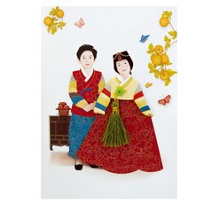 From&To T224-4 感謝祝賀賀年卡 4p + 信封 4p + 內頁 4p, 混合顏色, 1套