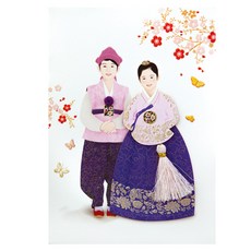 From&To T224-6 感謝祝賀新年賀卡 4入 + 信封 4入 + 內頁紙 4入, 混合顏色, 1套