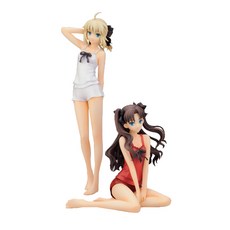 Alter Fate stay night 遠坂凜 Saber 夏季版 2 公仔套組, 1個