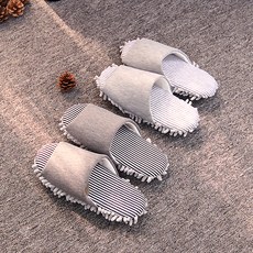 WOOREEDECO 清潔室內拖鞋 2雙, 灰色+深灰色