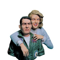 레전드 200mm Bust TOP GUN PILOT & GIRL 프라모델 LF9B09, 1개