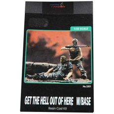 傳奇1:35 GET THE HELL OUT OF HERE W/BSSE塑膠模型 LF3501, 1個