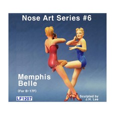 傳奇120mm Nose Art Series 6 Memphis Belle塑膠模型 LF1207, 1個