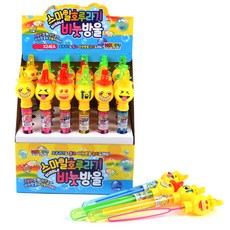 Happy Friends微笑口哨泡泡 24入, 隨機發貨