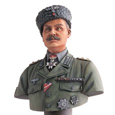 傳奇 200mm GERMAN COSSACK COLONEL W/BASE 塑膠模型 LF9B01, 1個