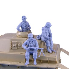 Legend 1:35 二戰德國坦克指揮官和騎手套組塑料模型 LF0116, 1個