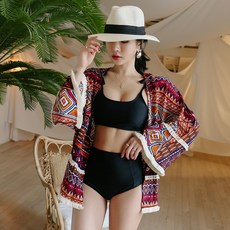 VENDIS 女款印度比基尼罩衫長袍一件 H564