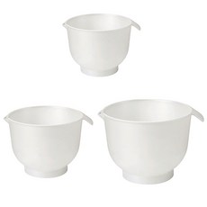 GastroMax 攪拌碗 3 件套, 白色的