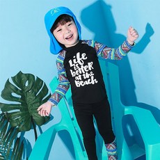 GOING KIDS 男童花紋防曬套裝