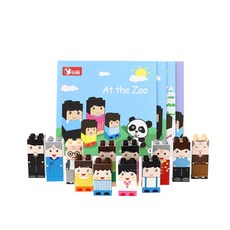 캐스비 튼튼 두비두 가족쌓기 퍼즐 48p, 혼합 색상