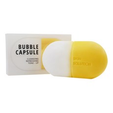 BA:REUN FACTORY 泡泡黃膠囊潔面皂, 100g, 1個