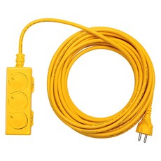 GAGA 3孔工業露營用多頭延長線 16A 10號 2.5SQ, 9m, 1個