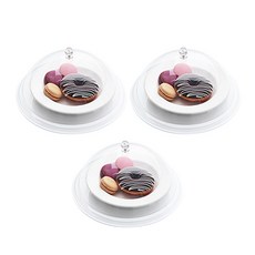 THE CLASS 透明食物罩 3入, 單色