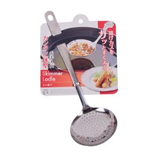 SHIMOMURA 下村工業 全素食不銹鋼天婦羅孔鍋鏟 SH6830, 單色, 1個