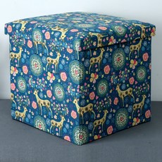 Easy Warm貝殼圖案收納椅 38*38*38cm, 鹿, 1個