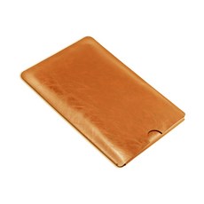 우수스 LG 그램 노트북 솔리드 컬러 미니멀 디자인 파우치, 옐로우브라운, 1개