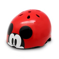 Samchuly 米老鼠兒童自行車安全帽, 紅色的