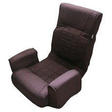 블루밍홈 패브릭접이식슈프림좌식의자, 브라운