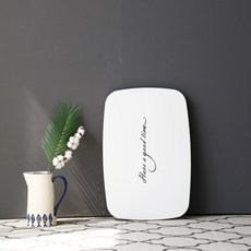 Story Furniture 刻字折疊桌 Have a good time 600mm, 白色的