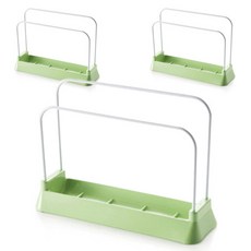 Market Pio抹布砧板掛架, 3片, 綠色