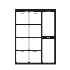 magpia 直式行事週曆磁性白板