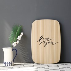 Story Furniture Love You 字母桌 600, Love You 楓木色