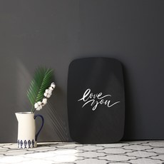 Story Furniture 韓國製造 Love You 字母桌 600, Love You 黑色