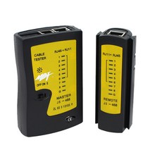 엠비에프 랜케이블 분리형 테스터기 엠비에프-T1, 블랙, 1개, 105mm