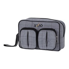 던롭 젝시오 어쎈틱 라운드 파우치 GGB-X093RP, 글렌체크, 1개