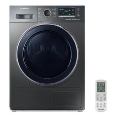 삼성전자 인버터 건조기 DV90M53B0QP 9kg 방문설치 + 리모컨, 블랙 케비어