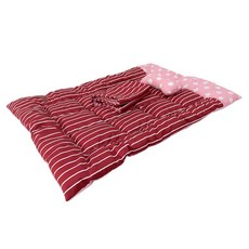 REDPUPPY 摩登涼感寵物棉被組, 酒紅色