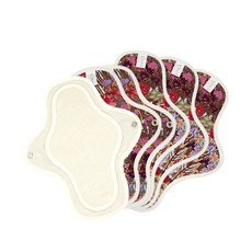 Lohan 棉衛生巾翼型試用裝小號3p+中號3p, 1套, 中型