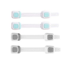 長度可調抽屜安全扣, 隨機出貨, 4入