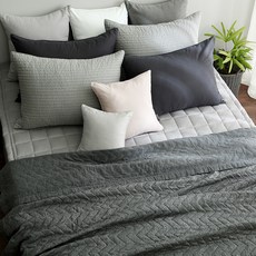 taccatacca 夏季純棉棉被, 深灰色