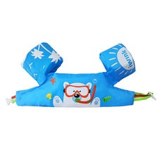 아이윙크 유아동 퍼들점퍼 수영보조용품, 백곰블루, 1개