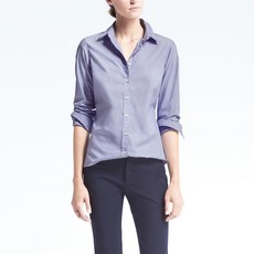 바나나리퍼블릭 여성용 레일리 테일러드 핏 솔리드 셔츠