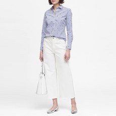 바나나리퍼블릭 여성용 레일리 테일러드 핏 엘리펀트 스트라이프 셔츠