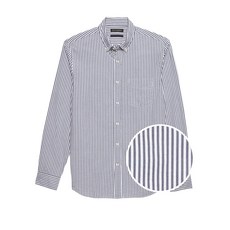 바나나리퍼블릭 남성용 슬림 핏 시어서커 셔츠