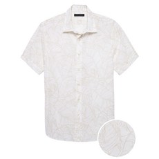 바나나리퍼블릭 남성용 슬림 핏 면 셔츠