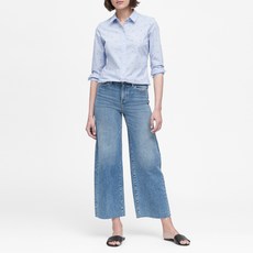 바나나리퍼블릭 여성용 레일리 테일러드 핏 스타 프린트 셔츠