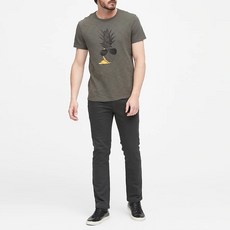 바나나리퍼블릭 남성용 파인애플 그래픽 티셔츠