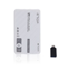iETOP USB3.1 多合一多功能讀卡機 + OTG Type-C 轉接頭, C3-07, 白色, 1個