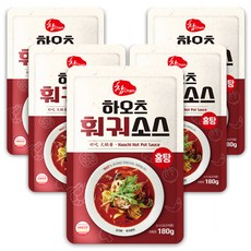 참소스 하오츠 훠궈소스 홍탕, 180g, 5개