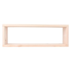 An's House 扁柏檜木原木方形層架, 單一顏色, 1層