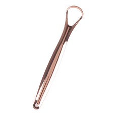 I Love Home 去除口臭不鏽鋼刮舌器 開放式金色, 1個, 63g