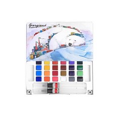 giorgione 水彩固體顏料調色盤組, 24色