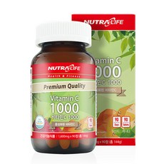 NUTRA LIFE 紐樂 維他命C錠, 144g, 1組
