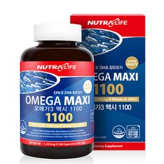 NUTRA LIFE 紐樂 Omega-3魚油膠囊, 1.201g, 1罐